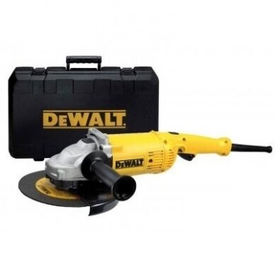 Elektrinis kampinis šlifuoklis DeWalt DWE492K-QS, 230mm, 2200W