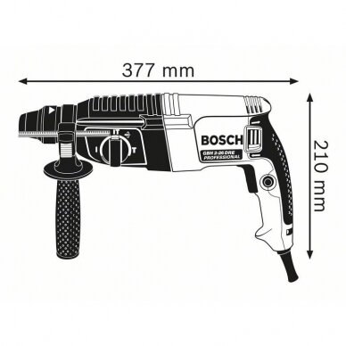 Elektrinis perforatorius GBH 2-26 Professional, SDS+ 1