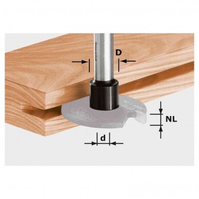 Frezos velenas Festool S8 1,5-5 D14 (499805)