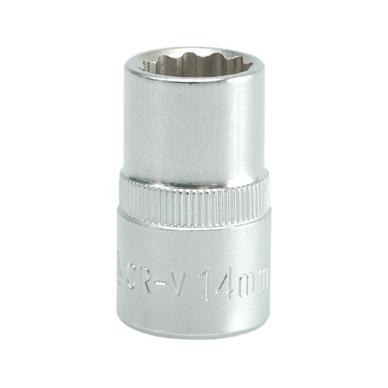 Galvutė dvylikakampė 1/2", 14mm (YT-1276)