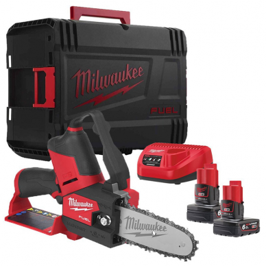 Genėjimo pjūklas MILWAUKEE M12 FHS-602X, 12 V, 	6,0 Ah