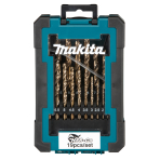 Grąžtų komplektas Makita D-67561, 19 vnt. (1-10mm) HSS-Co 5%