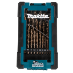 Grąžtų komplektas Makita D-67577, 25 vnt., (1-13mm) HSS-Co 5%