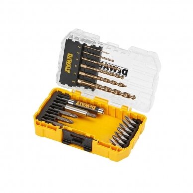 Grąžtų ir sukimo antgalių rinkinys DeWalt DT70711-QZ, 19vnt. 1