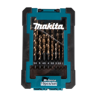 Grąžtų komplektas Makita D-67583, M-Force 19 vnt. (1-10mm) 1