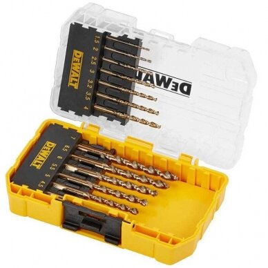 Grąžtų komplektas metalui DeWalt Extreme DT70710-QZ, 1,5-7mm, 13vnt.