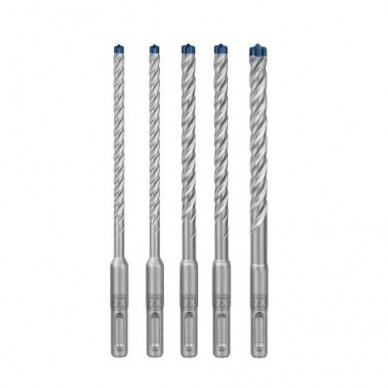 Grąžtų rinkinys Bosch SDS-plus, 5 vnt., 6/6/8/8/10 mm, 2608900198