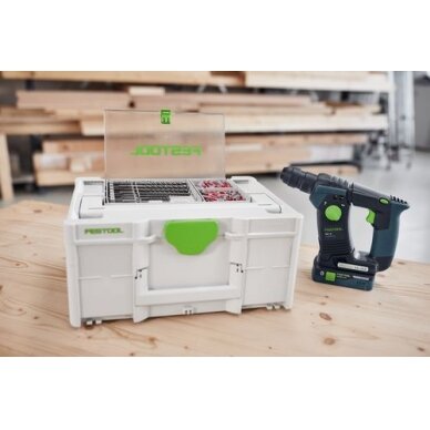 Grąžtų rinkinys kasetėje Festool BKS SYS3 D5-12 SDS (577398) 4