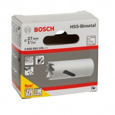 Gręžimo karūna Bosch HSS-Bimet, 27mm, 2608584106 1