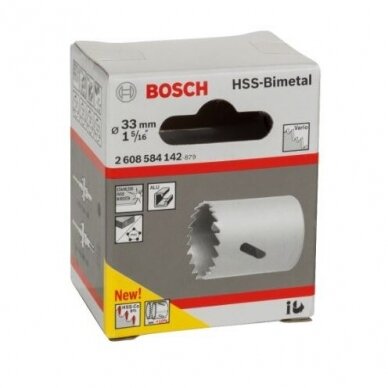 Gręžimo karūna Bosch HSS-Bimet, 33mm, 2608584142 1