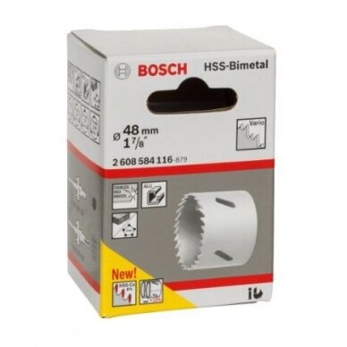 Gręžimo karūna Bosch HSS-Bimet, 48mm, 2608584116 1