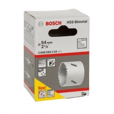 Gręžimo karūna Bosch HSS-Bimet, 54mm, 2608584118 1