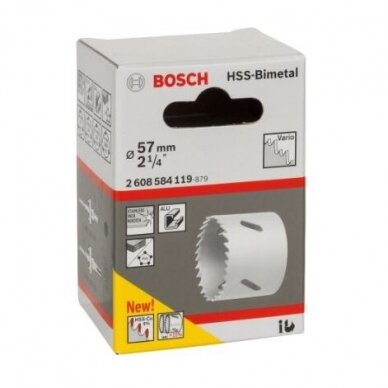 Gręžimo karūna Bosch HSS-Bimet, 57mm, 2608584119 1