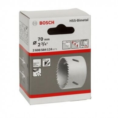 Gręžimo karūna Bosch HSS-Bimet, 70mm, 2608584124 1