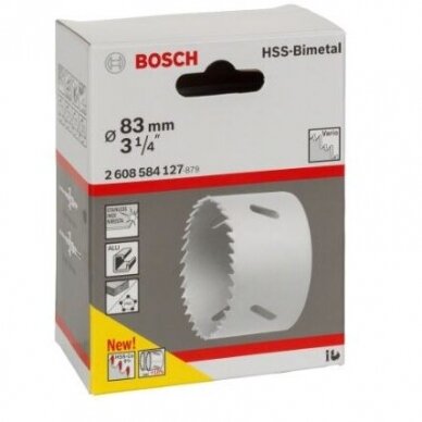 Gręžimo karūna Bosch HSS-Bimet, 83mm, 2608584127 1