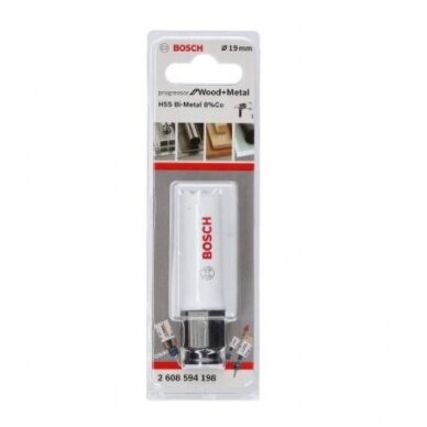 Gręžimo karūna Bosch Progressor for Wood and Metal, 19mm, 2608594198 1