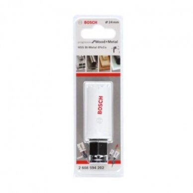 Gręžimo karūna Bosch Progressor for Wood and Metal, 24mm, 2608594202 1