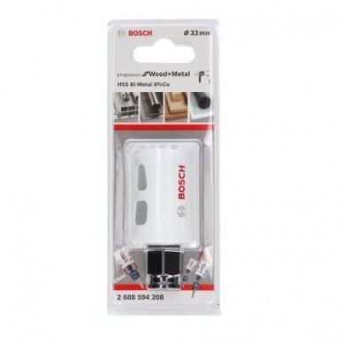 Gręžimo karūna Bosch Progressor for Wood and Metal, 33mm, 2608594208 1