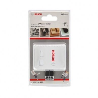 Gręžimo karūna Bosch Progressor for Wood and Metal, 65mm, 2608594226 1