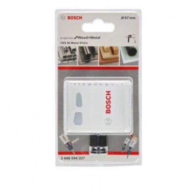 Gręžimo karūna Bosch Progressor for Wood and Metal, 67mm, 2608594227 1