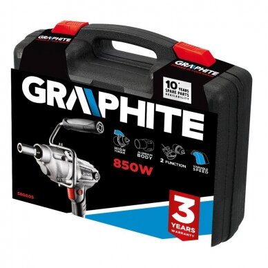 Gręžtuvas - maišyklė Graphite 58G605, 850 W 3