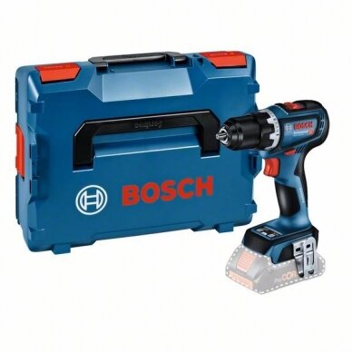 Akum. suktuvas-gręžtuvas Bosch GSR 18V-90 C Solo, L-Boxx (06019K6002)