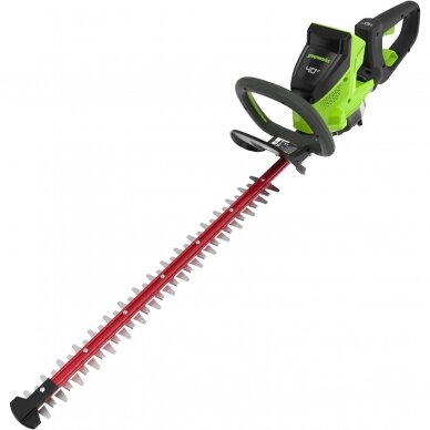 GYVATVORIŲ GENĖTUVAS Greenworks GD40HT66, 66cm, 40V, (tik įrankis)