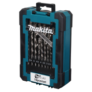 HSS-GS metalo grąžtų rinkinys Makita D-78352, 19vnt (1-10mm)