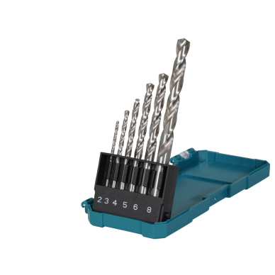 HSS-GS metalo grąžtų rinkinys Makita D-78352, 6vnt (2,3,4,5,6,8mm) 3