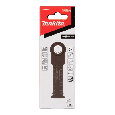 Įgilinamieji pjovimo diskai 32mm  (5 vnt) Makita B-66400-5 3