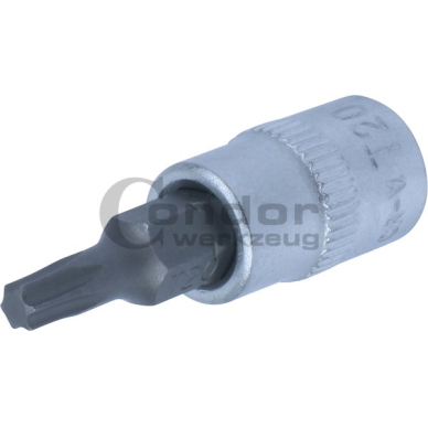 Įpresuotas 1/4 antgalis T20 TORX