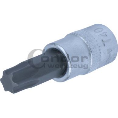 Įpresuotas 1/4 antgalis T40 TORX