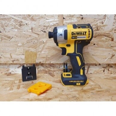 Įrankių laikikliai StealthMounts TM-DW18-YLW-4, skirti "Dewalt" 18V/20V "Flexvolt", 4 vnt. 1