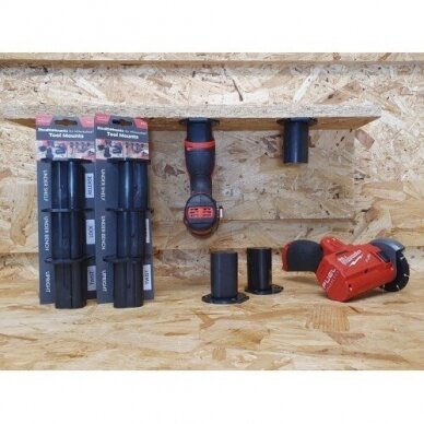 Įrankių laikikliai StealthMounts TM-MW12-BLK-3, skirti "Milwaukee M12" 18V, 3 vnt. (juodi) 1