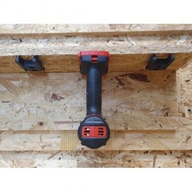 Įrankių laikikliai StealthMounts TM-MW18-BLK-4, skirti "Milwaukee M18" 18V, 4 vnt. (juodi) 1