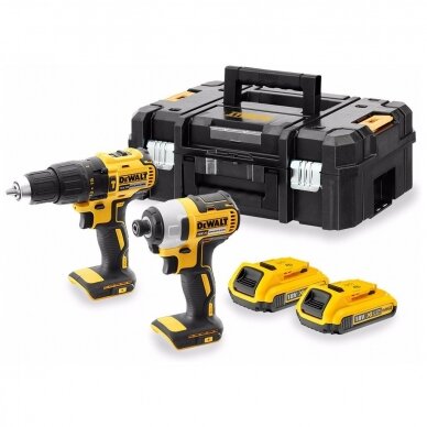 Įrankių rinkinys DeWalt DCK2060D2T-QW (DCD778 + DCF787), 18 V, 2x2.0 Ah