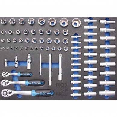 Įrankių spintelė su ratukais BGS-technic Pro Standard su 234 įrankiais 4