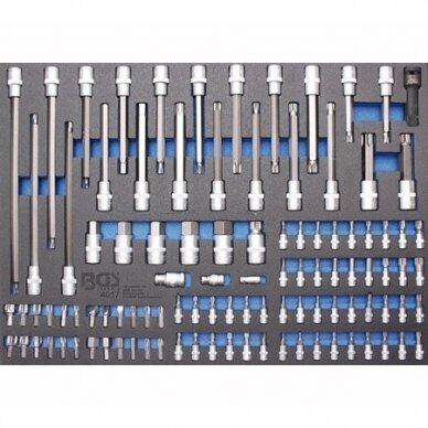 Įrankių spintelė su ratukais BGS-technic Pro Standard su 234 įrankiais 7