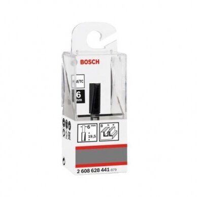 Išdrožų freza Bosch, 6 mm D1 8 mm, L 19,5 mm, G51mm 2608628441 1