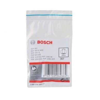 Įvorė Bosch, 6mm, POF 800 ACE, GOF 900 ACE, 2608570100 1