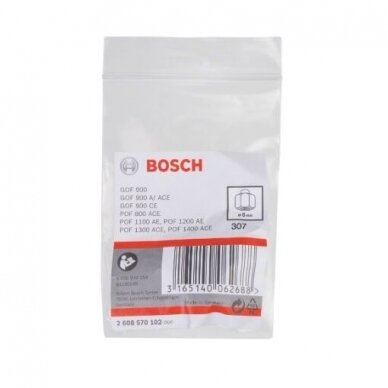 Įvorė Bosch, 8mm, POF 800 ACE, GOF 900 ACE, 2608570102 1