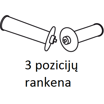 KAMPINIS ŠLIFUOKLIS GRAPHITE 59G208, 2600W, 230MM 3