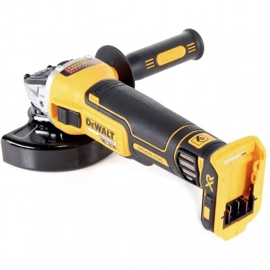 Kampinis šlifuoklis Dewalt DCG405N; 18 V (be akumuliatoriaus ir pakrovėjo) 1