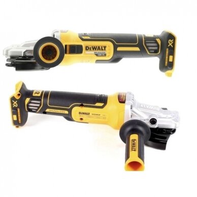 Kampinis šlifuoklis Dewalt DCG405FN, 18V (be akum. ir krov.) 1