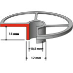 Kopijavimo žiedas Makita 193332-3, 10,5x12x14mm, RP1110C