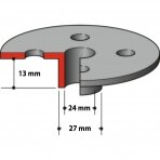 Kopijavimo žiedas 24x27x13mm (3612C, 3620, RP0900, RP2300FC) Makita 164470-8