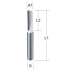 Kotinė freza "flute" Makita D-67670, 1, 4,0x13,0 mm/ 50,8mm, 8mm