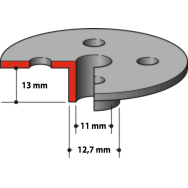 Kopijavimo žiedas Makita 164776-4, 11x12,7x13mm, 3612C, 3620, RP0900, RP2300FC