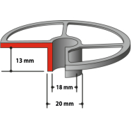 Kopijavimo žiedas Makita 193335-7, 18x20x13mm, RP1110C