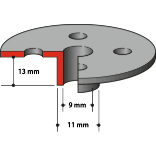 Kopijavimo žiedas Makita 164775-6, 9x11x13mm, 3612C, 3620, RP0900, RP2300FC